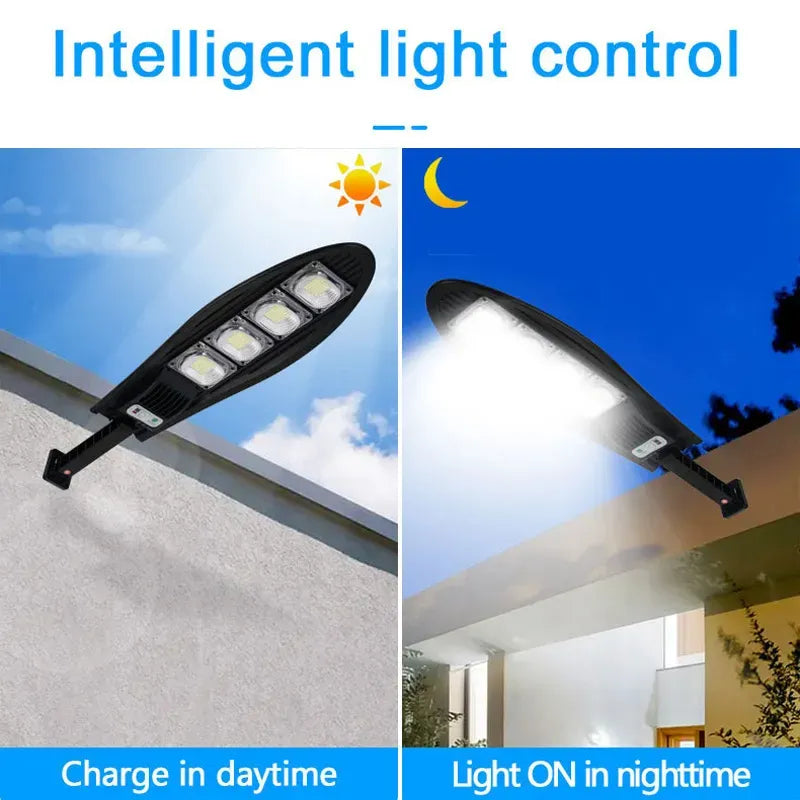 Newest 20000W LED Solar Lights 3 Modes Outdoor Garden Street Light With Motion Sensor Waterproof Wall Light for Garage