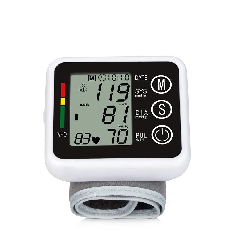 ZOSS latest models  Wrist Digital Blood Pressure Monitor  English / Russian / Portuguese / Spanish Voice  Broadcast Tonometer