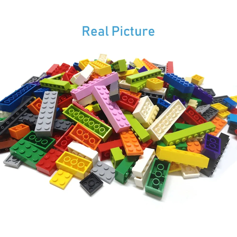 50PCS DIY Building Blocks Thick Figures Bricks 1x4 Dots Educational Creative Size Compatible With Brand Toys for Children 3010