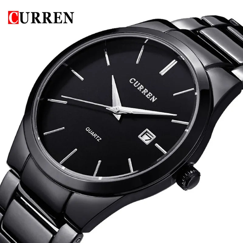 2018 Fashion CURREN Watches Sport Steel Clock Top Quality Military Men's Male Luxury Gift Wrist Quart Watches relogio masculino