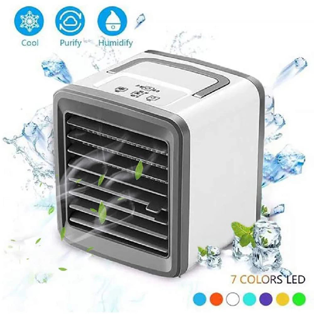 Air Cooler Portable Mini Air Conditioning USB Air Cooler Fan Humidifier Water Cooled Air Cooling Fan For Office Bedroom 2023 NEW