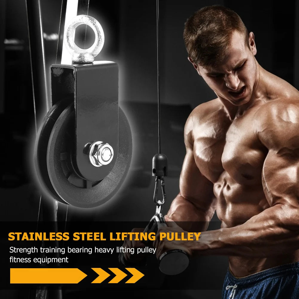 Fitness Loading Lifting Pulley Training Bearing Stainless Steel Mute Strength Trainer Heavy Bearing Home Gym Workout Equipment