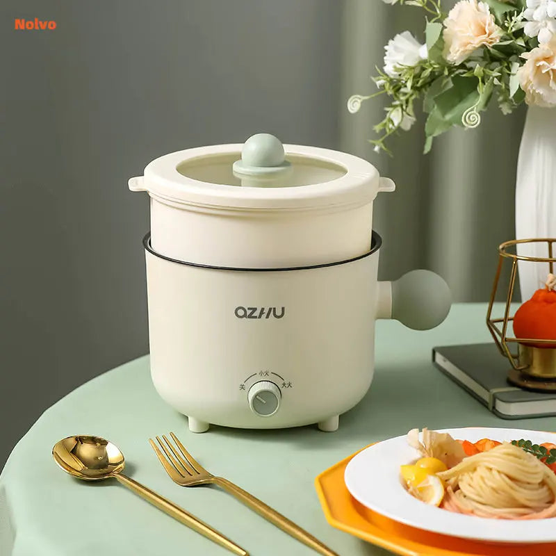 1.8L Multifunction Mini Rice Cooker 600W SingLEDouble Layer Electric Rice Non Stick Pan Smart Electric Cooker Household Electric