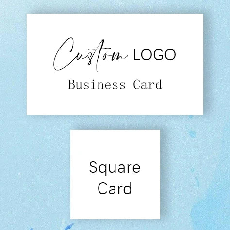 Custom Business Card Thank You Postcard Print Personalized Brand LOGO Design Baby Shower Wedding Invitation Menu Decoration DIY