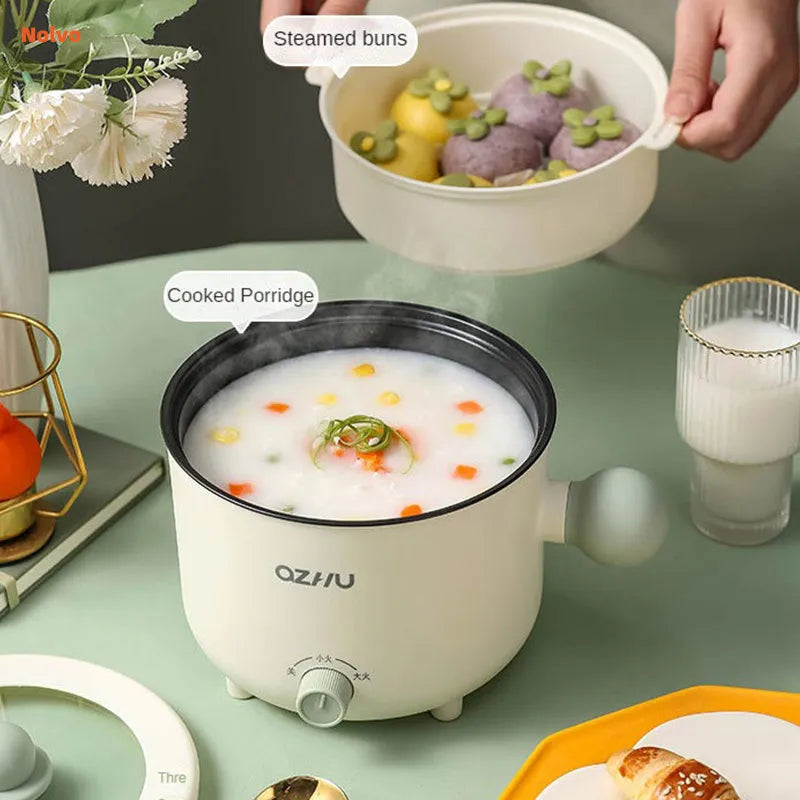 1.8L Multifunction Mini Rice Cooker 600W SingLEDouble Layer Electric Rice Non Stick Pan Smart Electric Cooker Household Electric