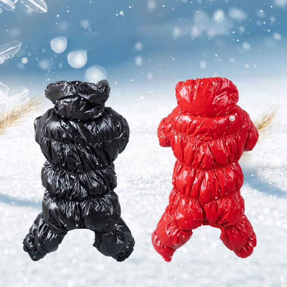 Winter Pet Dog Clothes Warm Jacket Thicker Cotton Coat Waterproof Puppy Jumpsuits Pets Clothing for French Bulldog Hoodies