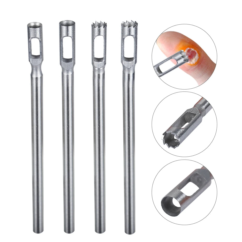 Stainless steel Medical Pedicure Drill Bit Faster Corn Remover Removal Foot Callus Cuticle Cutter Rotary Burr Bits Tool