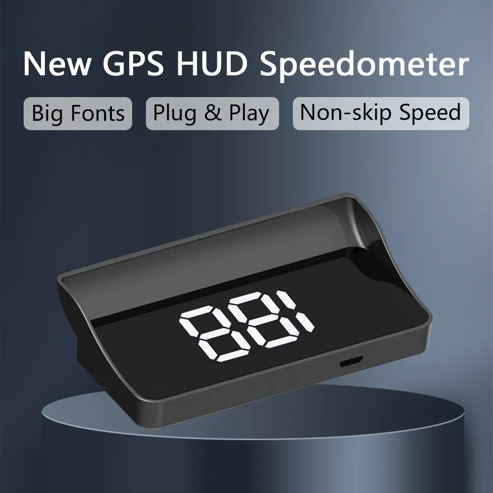 HD Car Head Up Display W1 HUD Windshield Projector GPS System for All Cars Speedometer Auto Electronics Accessories Speed KM/H