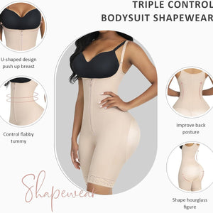 Shapewear for Women Open Bust Bodysuit Butt Lifter Body Shaper Tummy Control Shapewear