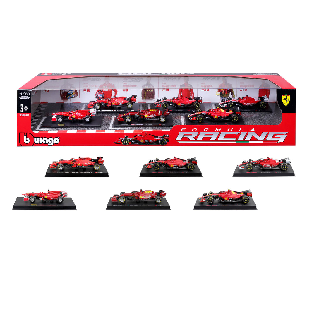 1:43 Ferrari Formula Racing Die-Cast Model 6-Pack