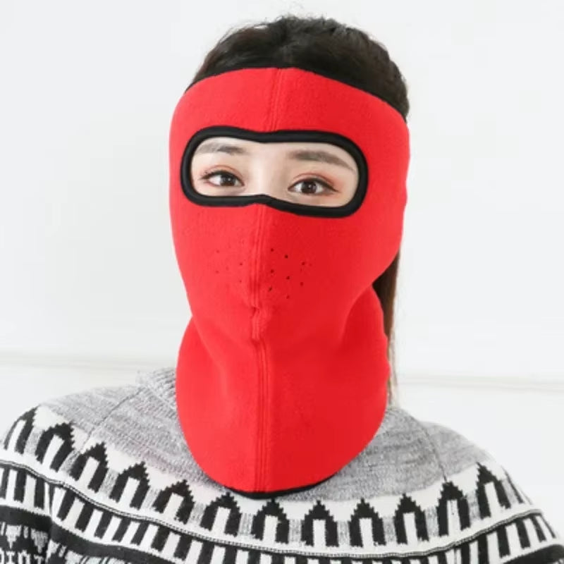 Winter Riding Face Mask Warmth Thickened Neck Ear Protection Wind Cold Resistance Breathable Electric Vehicle Full Mask Autumn