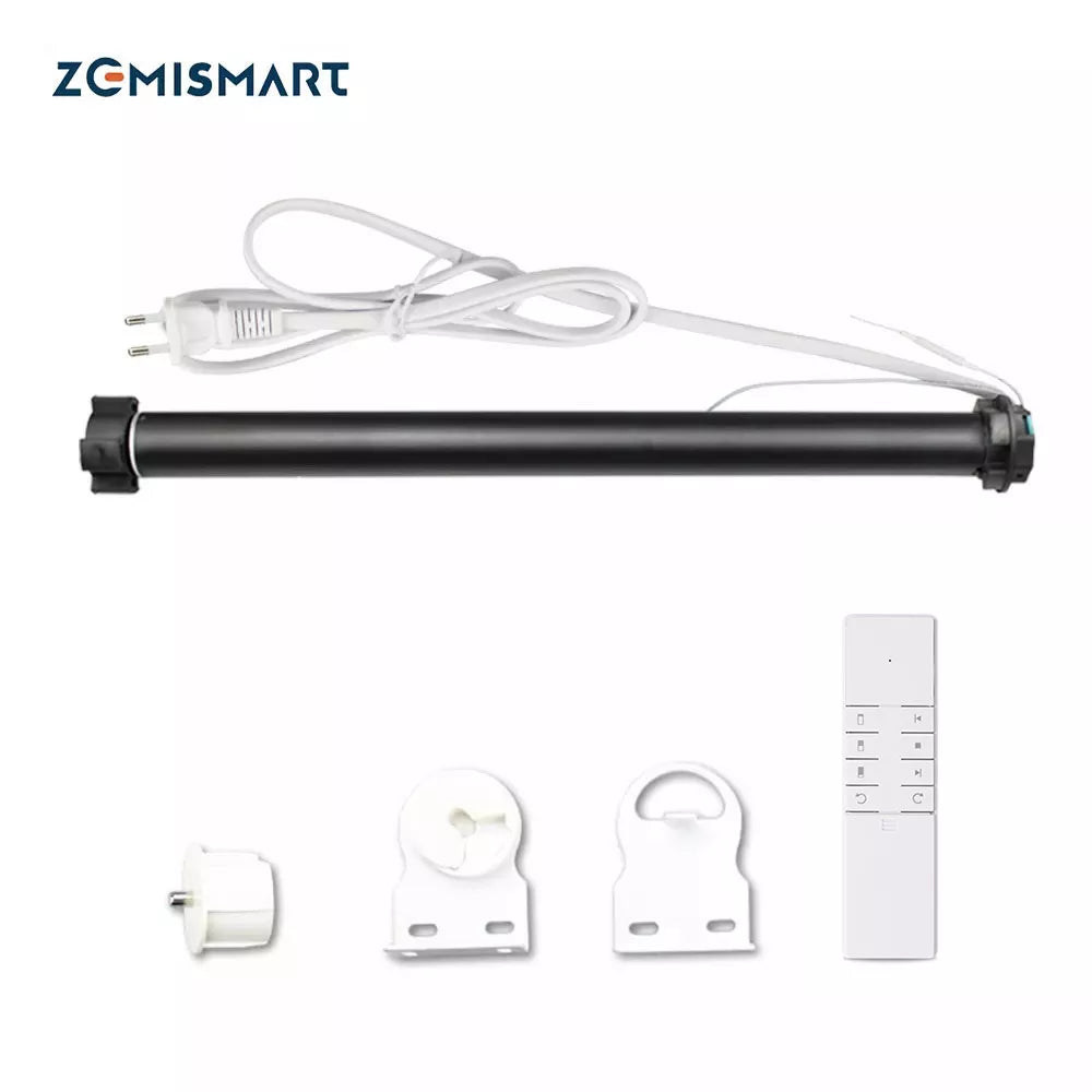 Zemismart WiFi Tuya Smart Life Curtain Motor for 36 37mm Tube Alexa Google Home Control Roller Blind Motorized Shutter Engine