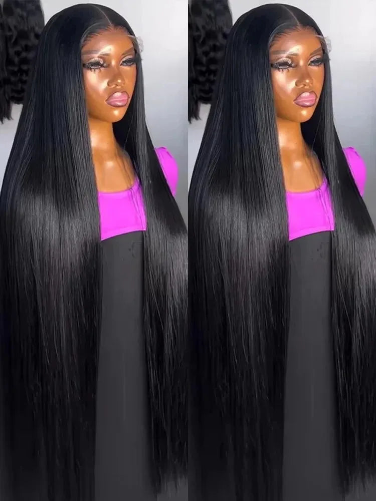 Mossily 250% Bone Straight Human Hair Wigs 13x6 HD Lace Frontal Wig Brazilian 13x5 Lace Front Wig Brazilian Remy For Black Women