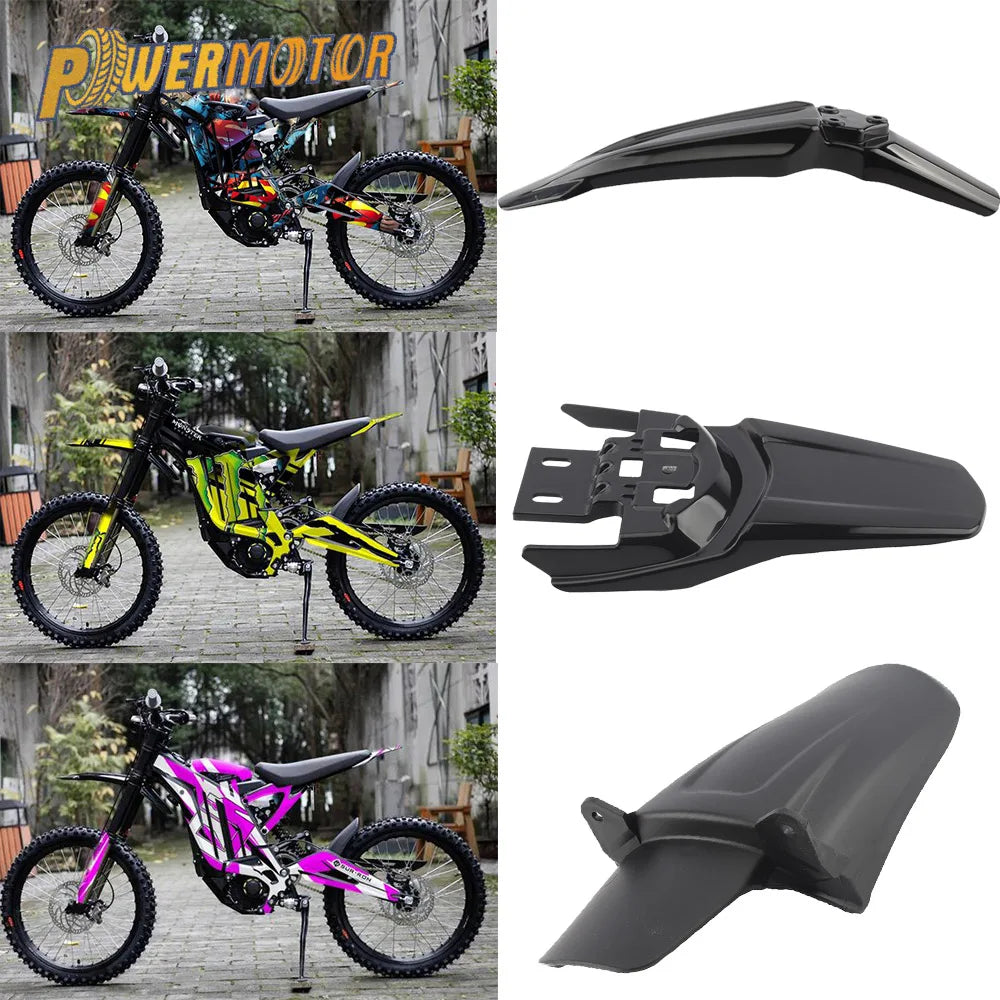 Surron Accessories Light Bee X S X160 X260 Electric Bike Motorcycle Front Rear Wheel Mudguards Fender Dirt Bike Motocross Tuning