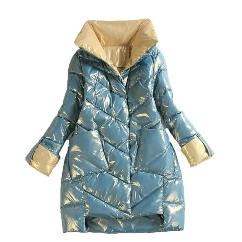 New Winter Jacket High Quality stand-callor Coat Women Fashion Jackets Winter Warm Woman Clothing Casual Parkas