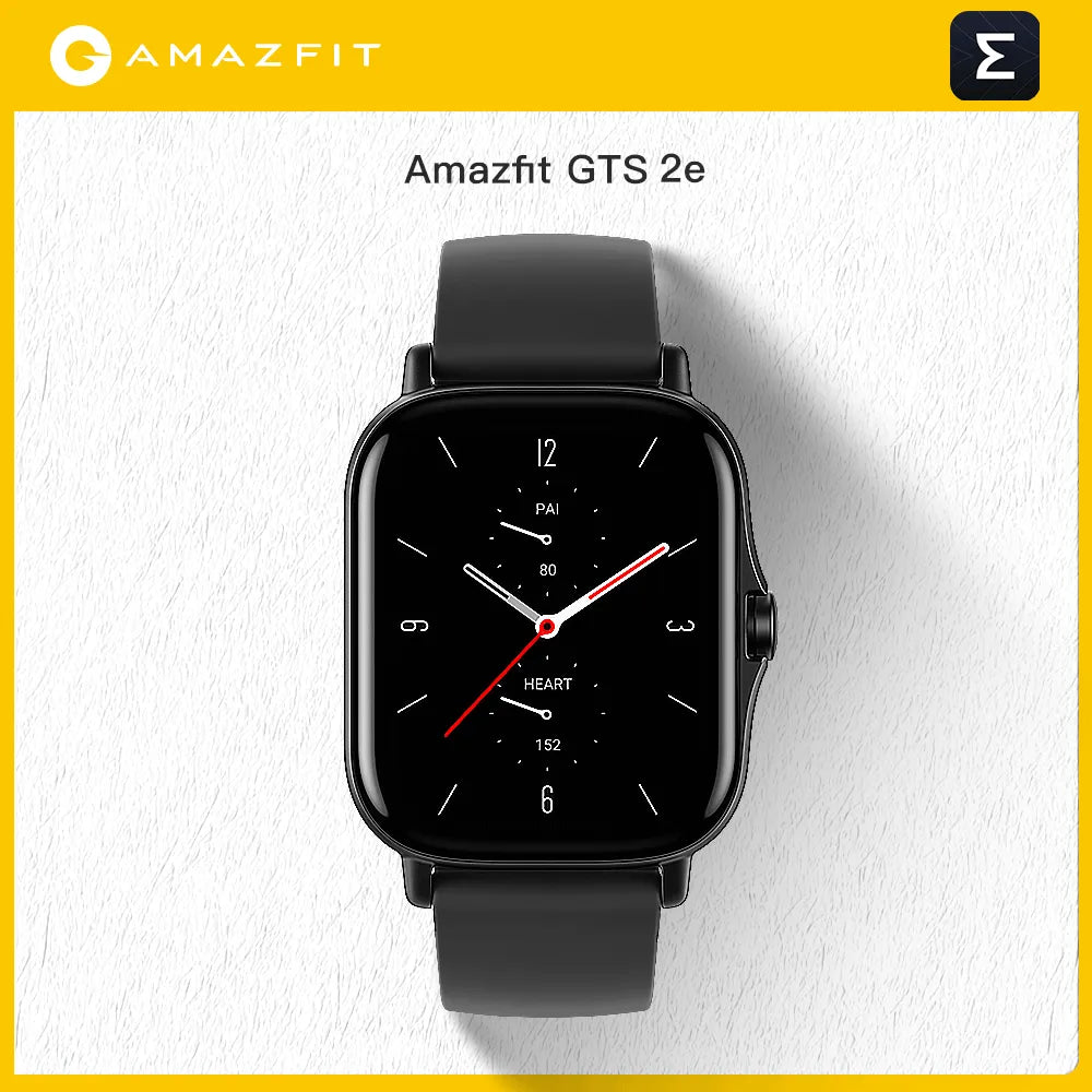 Refurbished machine Amazfit GTS 2e Smartwatch 24H 90 Sports Modes 5 ATM 24 Days Battery Life Smart WatchFor Android Ios Phone