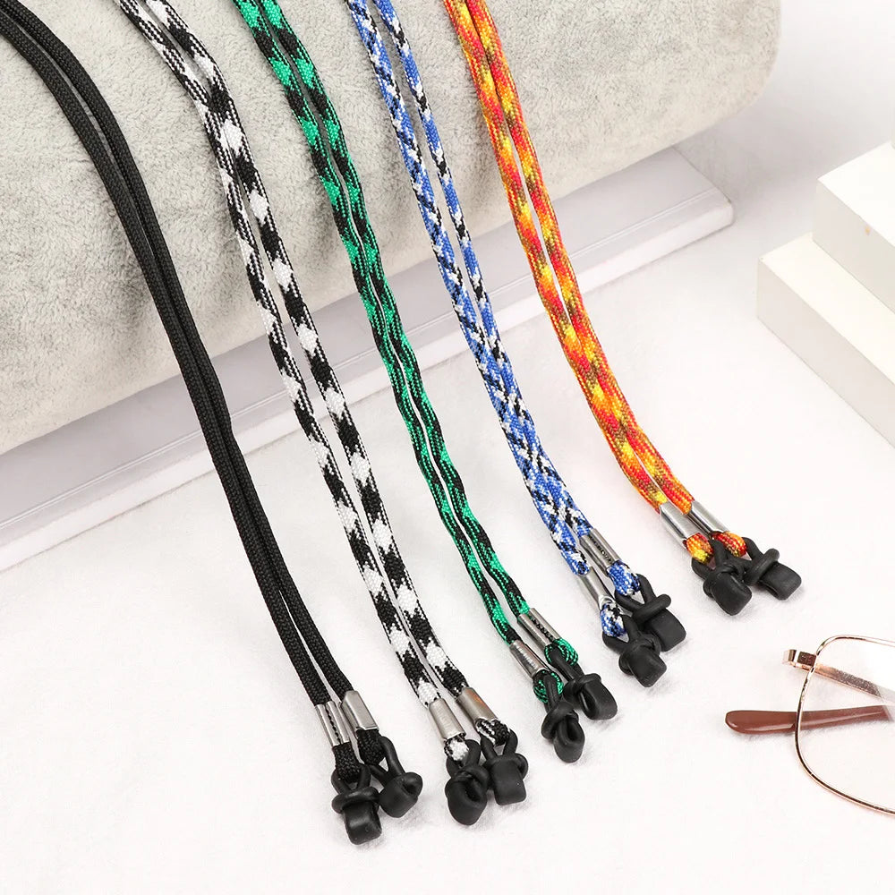 Women Men Cloth Glasses Chain Holder Necklace Sunglasses Lanyard Non-slip Reading Glasses Holder Strap Outdoor Sports Supplies