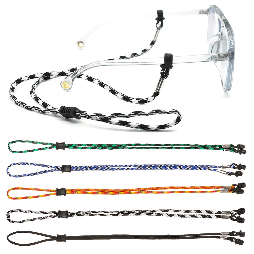 Women Men Cloth Glasses Chain Holder Necklace Sunglasses Lanyard Non-slip Reading Glasses Holder Strap Outdoor Sports Supplies