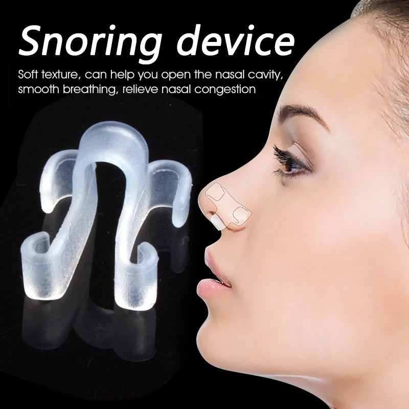 Sleeping Aid Healthy Care Anti-Snoring Device Snore stop Anti-Snoring Apnea Nose Breathe Clip Stop Snore Device