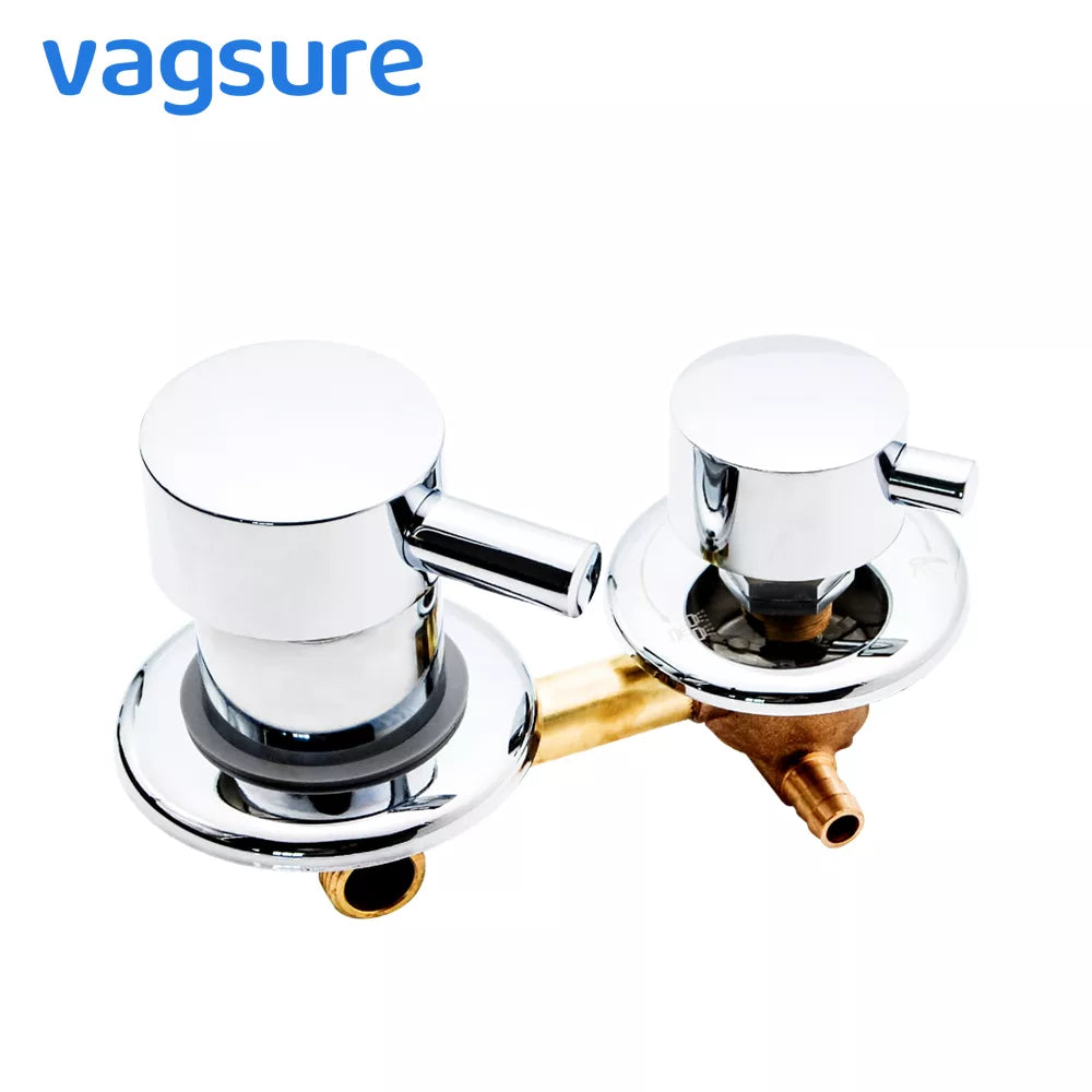 2/3/4/5 Water Outlet Hole Distance 10cm/ 12.5cm Brass Shower Faucets Bathroom Intubation Mixer Valve For Shower Cabin Cabinet