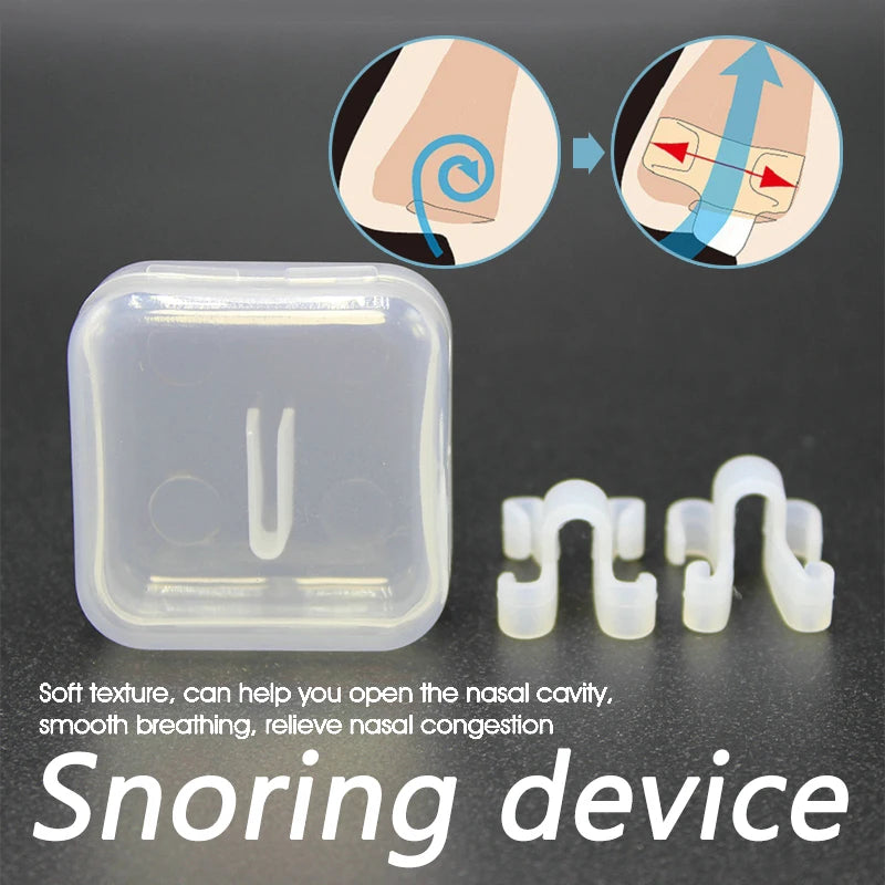 Sleeping Aid Healthy Care Anti-Snoring Device Snore stop Anti-Snoring Apnea Nose Breathe Clip Stop Snore Device