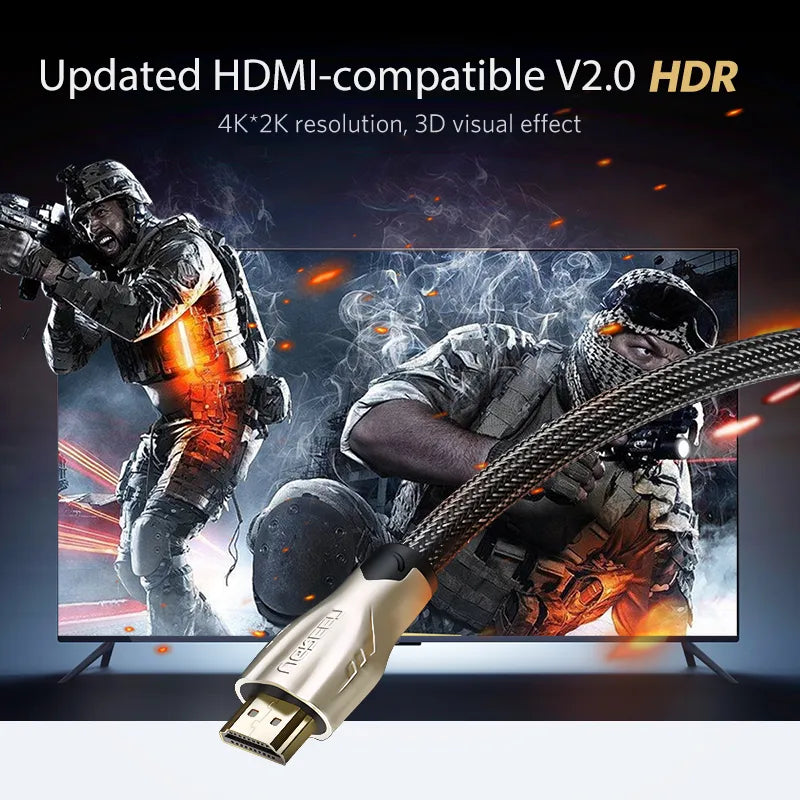 UGREEN HDMI-Compatible Cable 4K/60Hz for Xiaomi Mi Box HD 2.0 Audio Cable Switch Splitter for Tv Box PS4 HDMI-Compatible Cable