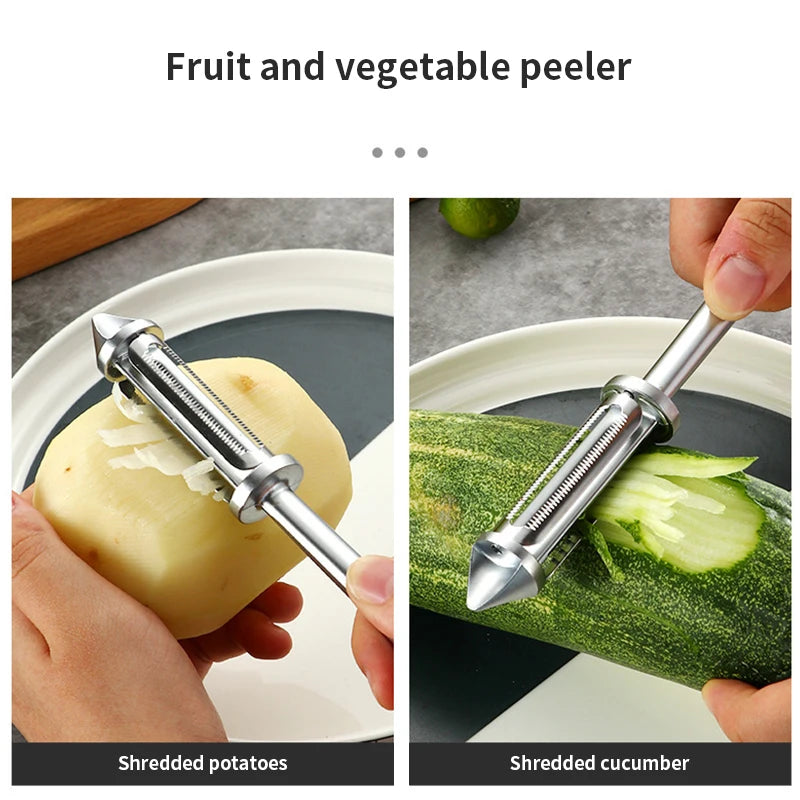 Konco Fruit and Vegetable Peeler,Kitchen Accessories,Alloy Sharp Peeler Potato Carrot Grater Peeler Kitchen Gadget