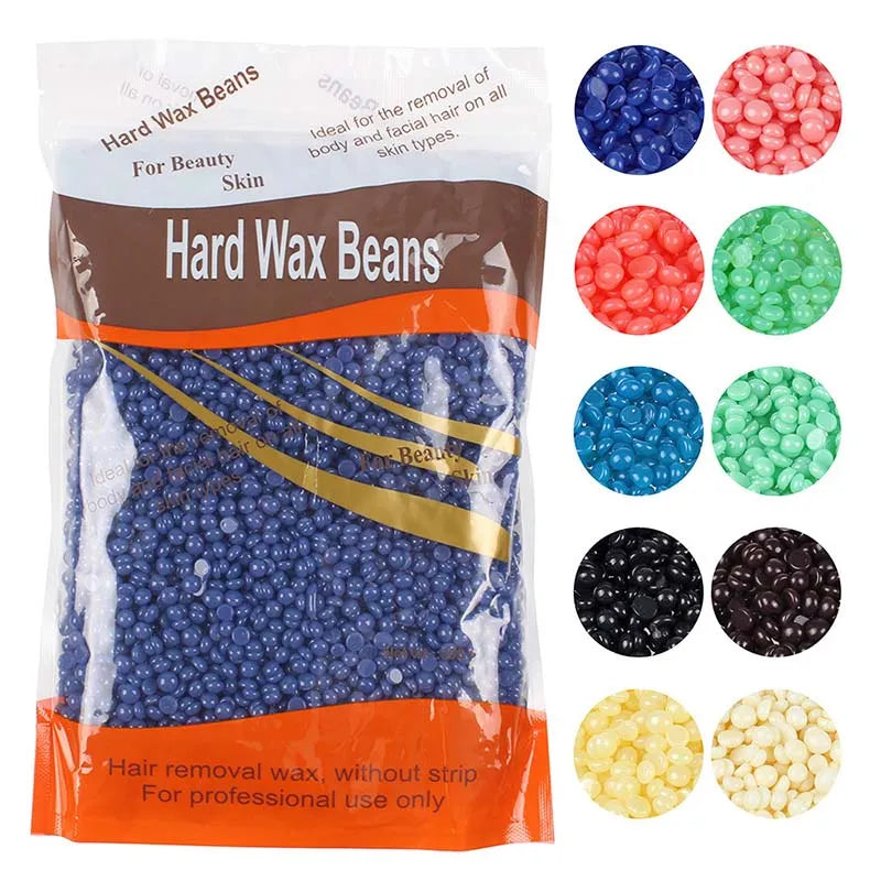 300g Wax Beans Hot Film Hard Wax Depilatory Hard Hair Removal Bean Waxing Bikini Face Legs Body Hair Removal Unisex