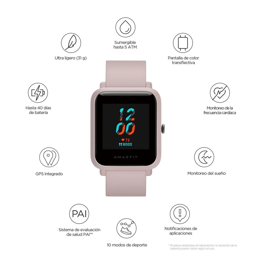 Amazfit Bip S Smartwatch GPS 5ATM waterproof 28 Days Battery Smart Watch For Ios Android Phone