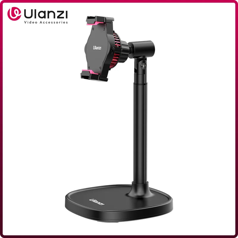 Ulanzi SK-06 Phone Clip with Cooling Radiator Livestreaming Set Smartphone Stand with 360° Rotation Ballhead Cooler Radiator