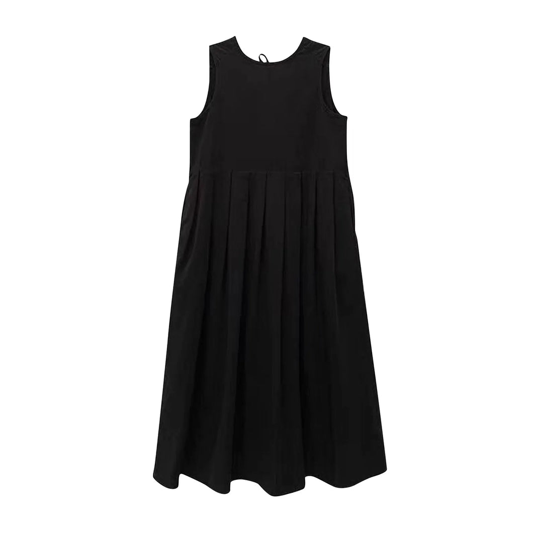 Women's Summer Casual Swing T-Shirt Dresses Beach Cover Up With Pockets Plus Size Loose T-shirt Dress