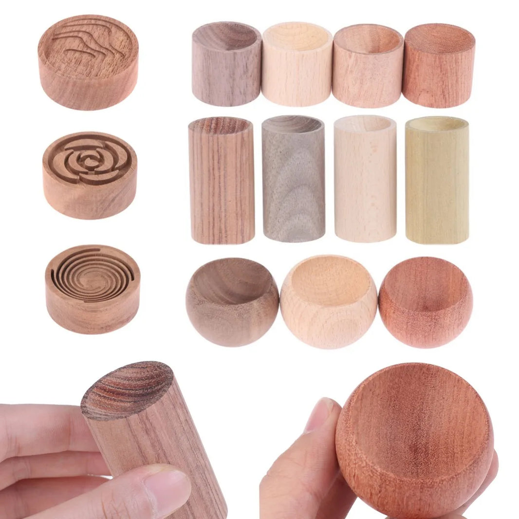 Wooden Essential Oil Aromatherapy Diffuser Car Diffuser Eco-Friendly Fragrance Diffused Wood Refreshing Sleep Aid  Jewelry Screw