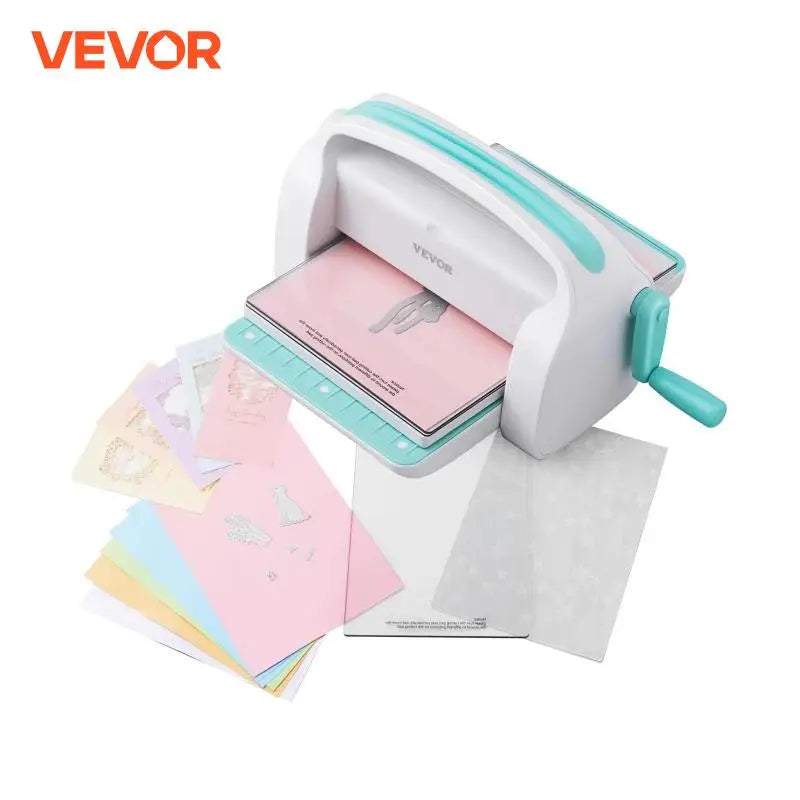 VEVOR 6/9in Manual Die Cutting Embossing Machine Mini Opening Scrapbooking Handmake Tools for DIY Art Craft Card Decorations