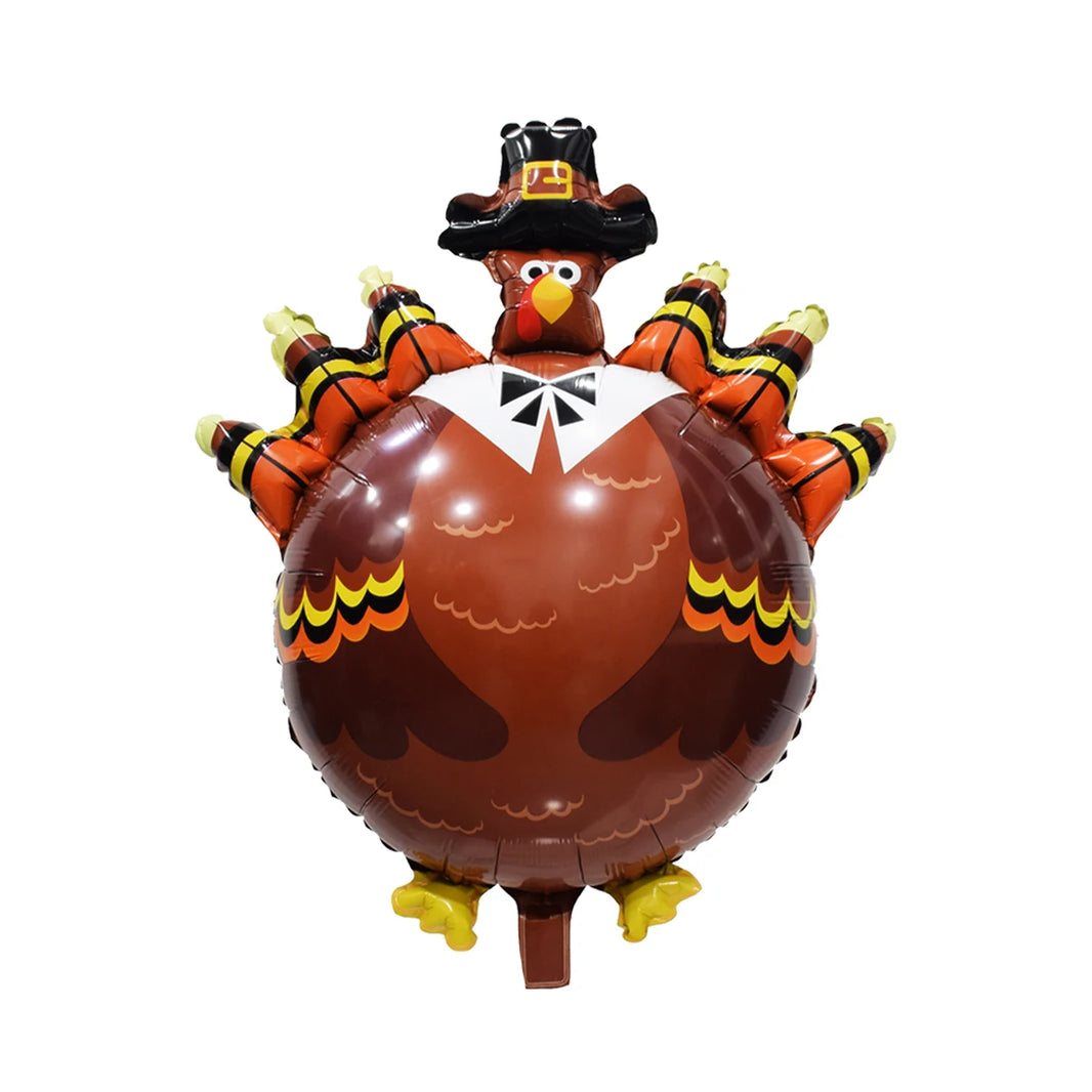 3pcs Turkey Balloons set Thanksgiving Day Turkey Foil Balloon Thanksgiving Day Decorations