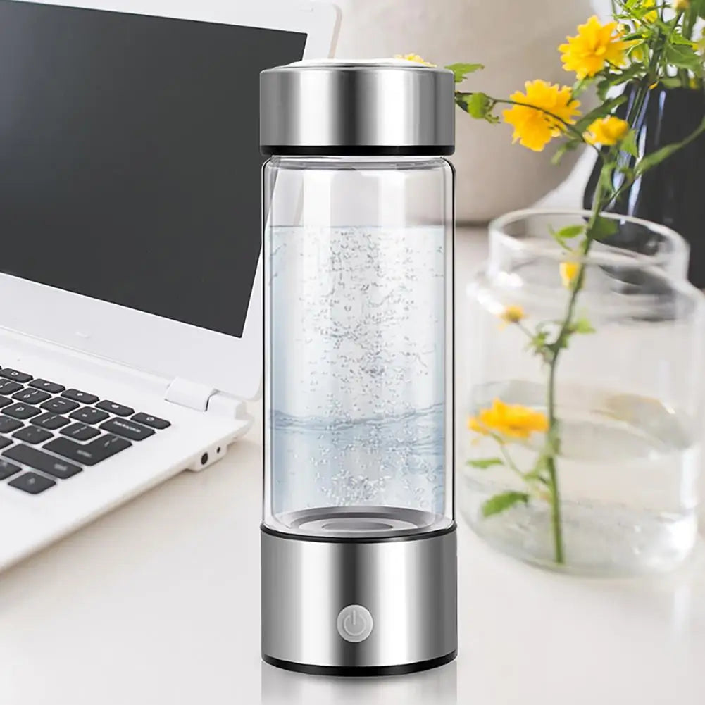 420ML Portable Hydrogen Water Bottle Rechargeable Rich in Antioxidants Improve Muscle Soreness Fatigue Promote Metabolism Water