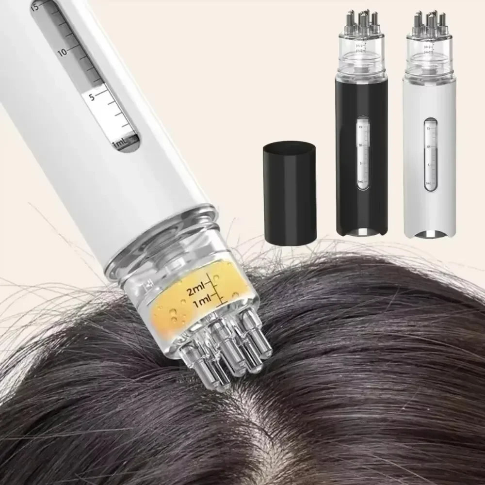 Scalp Applicator Liquid Comb Essential Oil Liquid Guiding Massager Portable Mini Massage Comb  Anti Hair Loss Scalp Care Tools