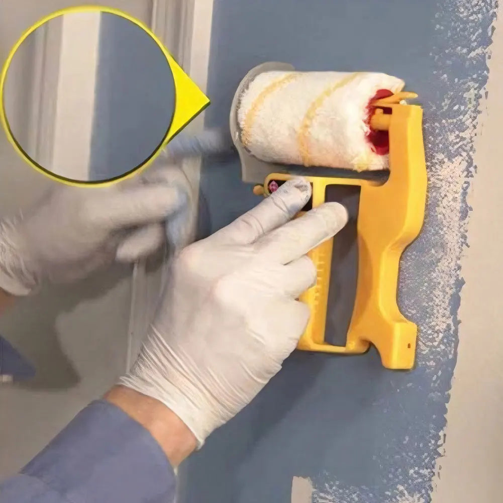 Interior Paint Trimmer Paint Edger Roller Brush Wall Repair Tools Paint Edger Combo Kit Multifunctional for Trim Corner Painting