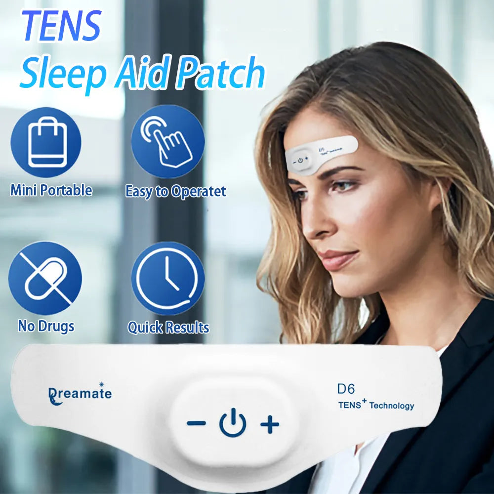 TENS Sleeping Aid Device Smart Relieve Insomnia Instrument Help Sleep Night Anxiety Therapy Relaxed Pressure Relief Sleep Device