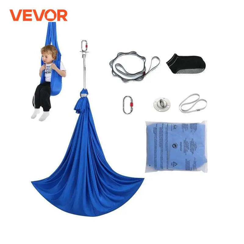 VEVOR Sensory Swing for Kids with Special Needs 3 Yards Therapy Swing Cuddle Swing Indoor Hammock for Child & Adult with Autism