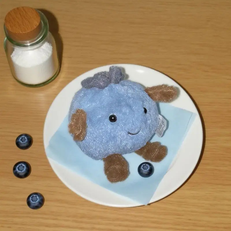 12*13cm Plush Blueberry Toys Kawaii Blue Fruit Stuffed Plush Cartoon Toys for Boys Girls Christmas Birthday Gifts