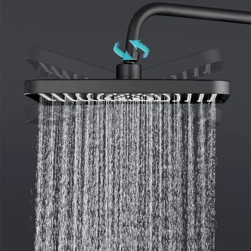 New Big Panel Large Flow Supercharge Rainfall Shower Head 360 Rotation High Pressure Bathroom Home Hotel Shower Accessories