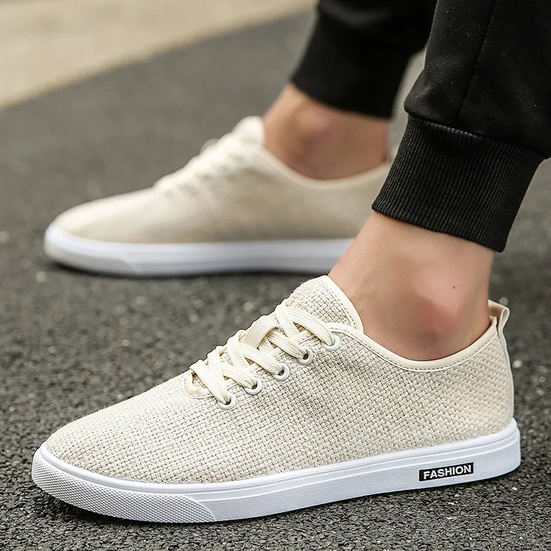 Summer Sneakers for Men Cloth Shoes Trend Men Casual Shoes Comfortable Flat Board Shoes Classic Running Shoes Male Walking Shoes