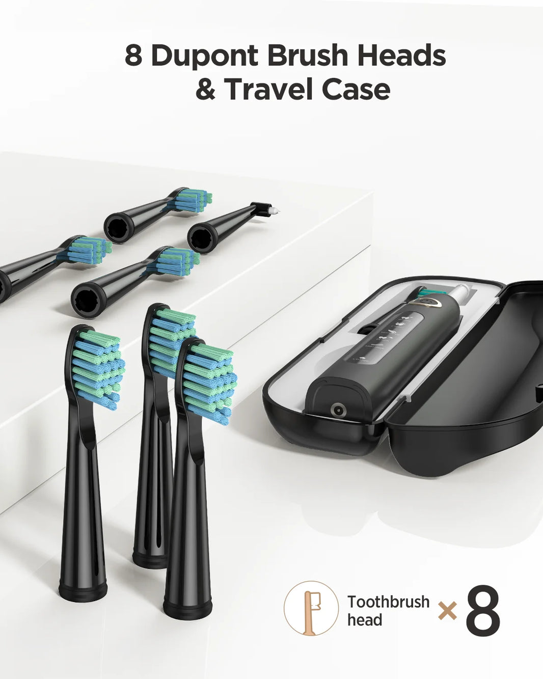 Fairywill Electric Sonic Toothbrush FW-507 USB Charge Rechargeable Adult Waterproof Electronic Tooth Brushes Replacement Heads
