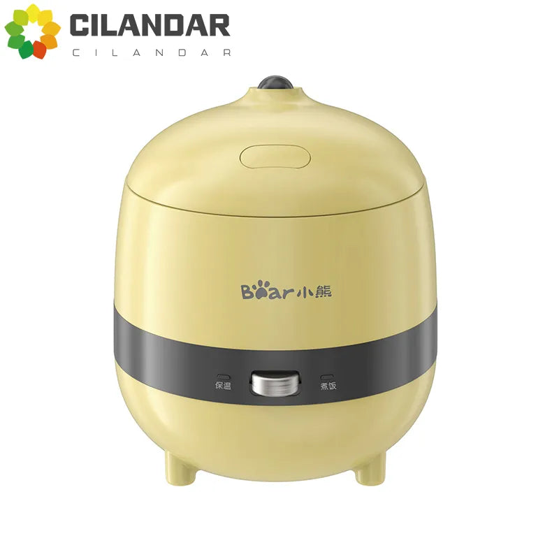 Electric 1.2L Rice Cooker Mini 1-2 person single person household small multi-function Cooking Bear Electric Smart Rice Cooker