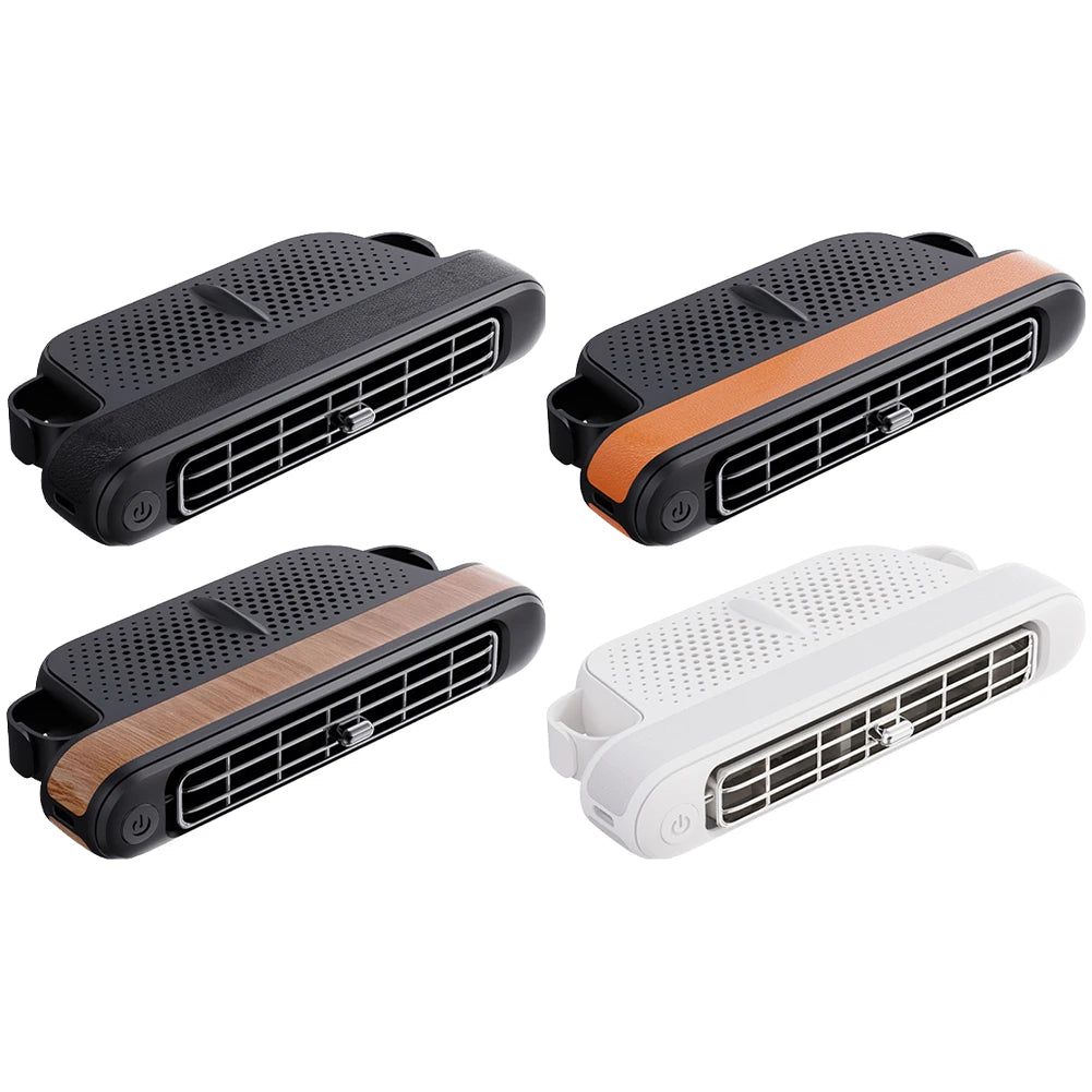 USB Car Cooling Fan for Backseat 3 Speeds Portable Car Seat Headrest Fan 5V/2A Electric Car Seat Fan for Mini Cars RVs Sedans