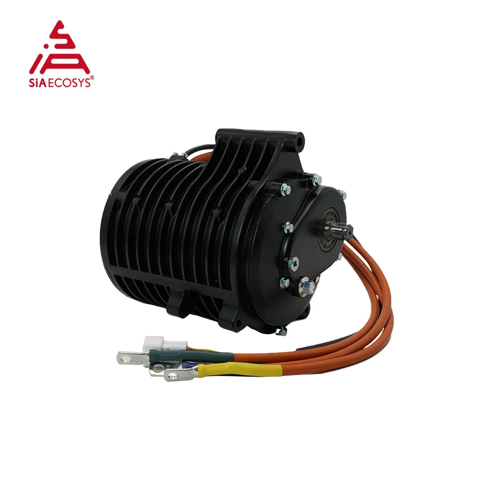 US Warehouse QS138 V3 70H 72V 100kmph Mid Drive Motor with 1:2.35 gearbox for Electric ATV Motorcycle