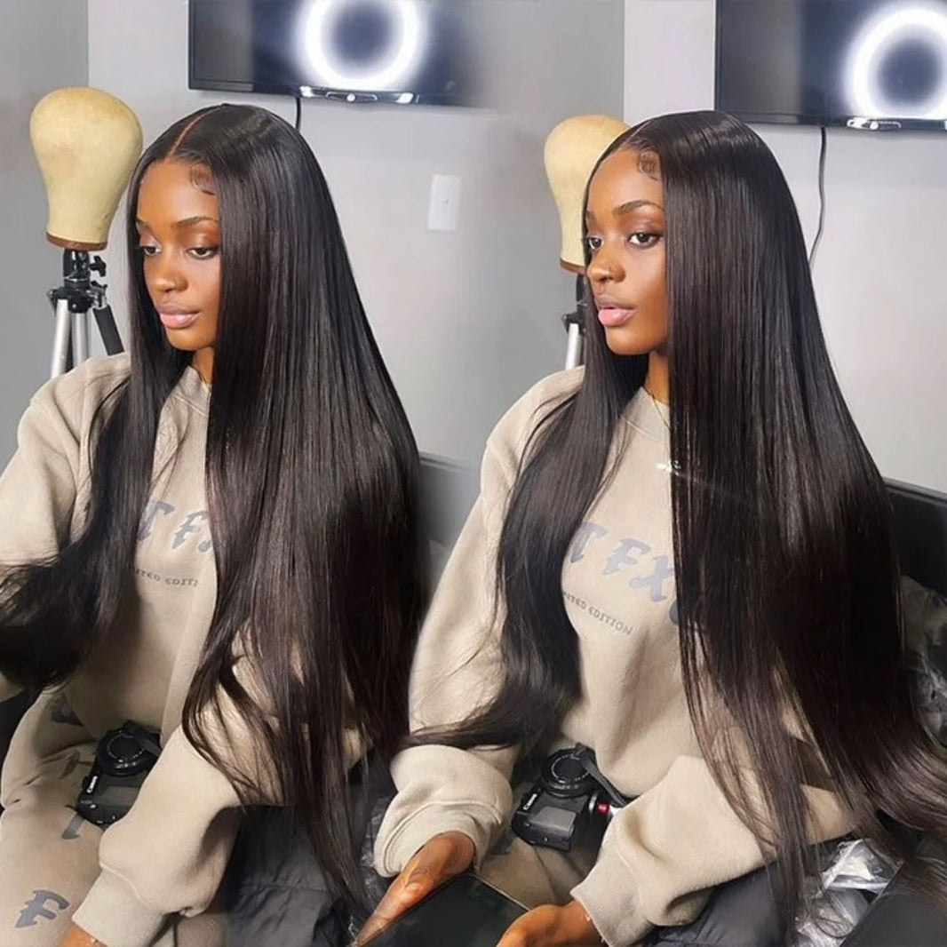 250 Density Bone Straight Hd Lace Frontal Wig 13x6 Human Hair Wigs 30 Inch 13x4 Transparent Lace Brazilian Remy Hair For Women