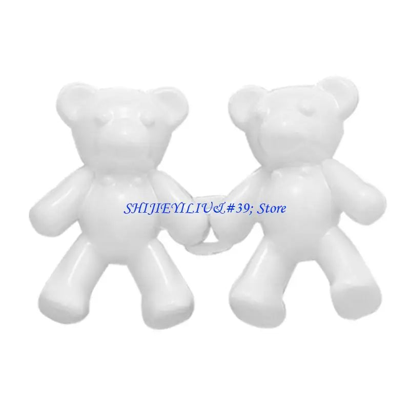 E21F Jeans Buttons for Loose Jeans Adjustable Waist Buckle Bear Waist Button