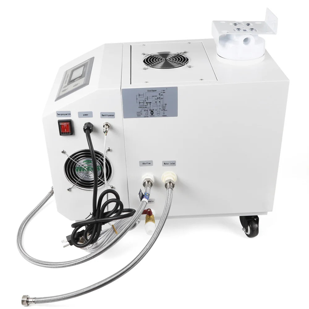 Agricultural ultrasonic humidifier atomizer, power 300W, rainfall 6.6 pounds per hour, airflow 160m³/h, humidity adjustable