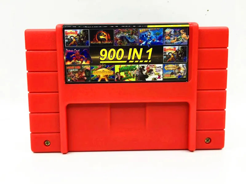 Yuswallow Super DIY Retro 900 in 1 Pro Game Cartridge For 16 Bit Game Console Card China Version